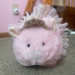 Fluffy Pink Pig Piggy Bank with Tutu - Never Used